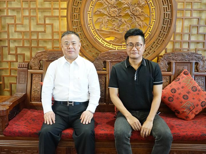 海南潮青会林克周会长热情欢迎李桂雄会长